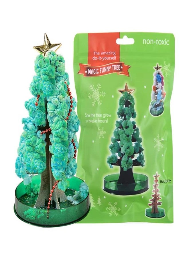 HUMAIZAR Christmas Magic Growing Tree | DIY Crystal Tree Science Experiment Toy for Kids | Water Blooming Desktop Decoration | New Year & Xmas Gift for Children & Home Décor (Pack of 1 Set) - Image 1